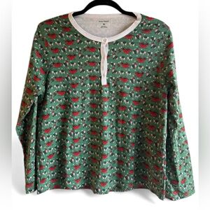 NWOT - Roller Rabbit Holly Jolly Hathi Pajama Top